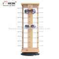 Забота о ценности дисплеев для наших клиентов Напольные очки Оптический магазин Деревянная подставка для солнцезащитных очков
